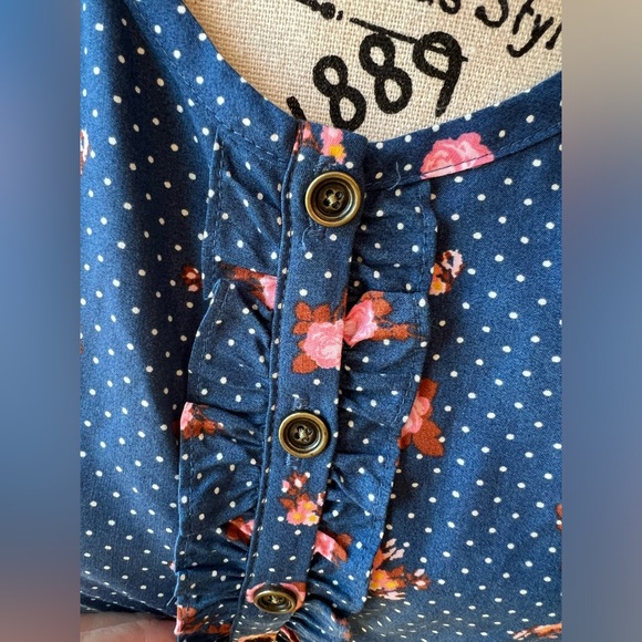 Matilda Jane Navy Blouse - Picture 5 of 8